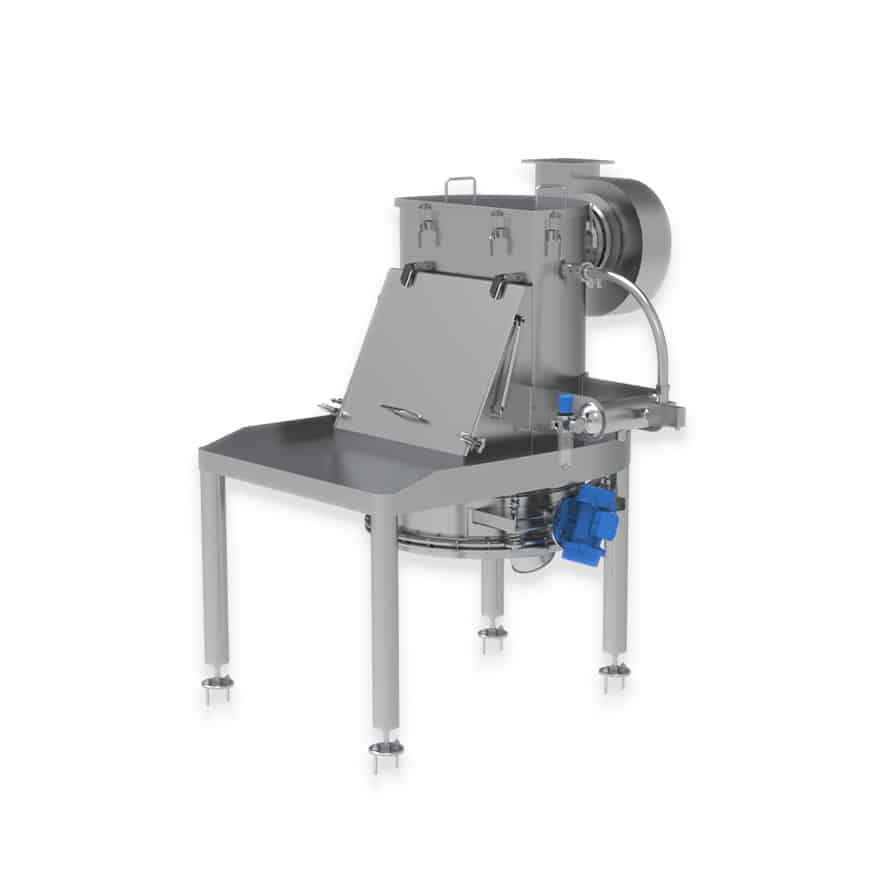 Bag Tipping Station with Vibro Sifter