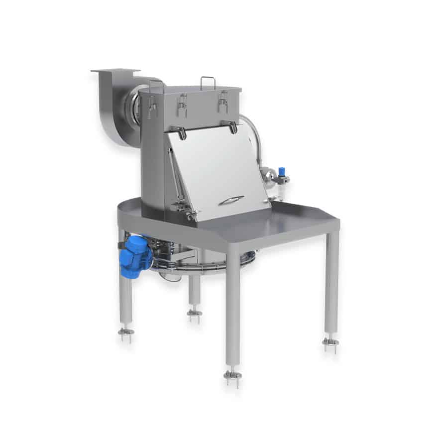 Bag Tipping Station with Vibro Sifter